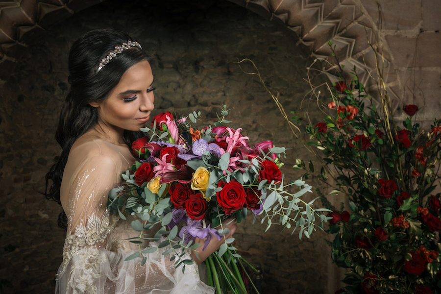 Bridal bouquet captured by Andrew Wilkinson Photography