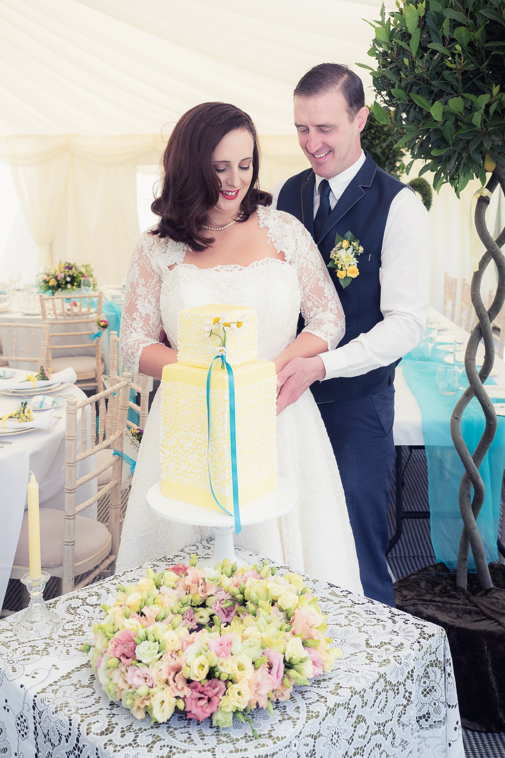Traditional vintage styled wedding photoshoot at The Orangery Suite, photographer credit Dom Brenton Photography (46)