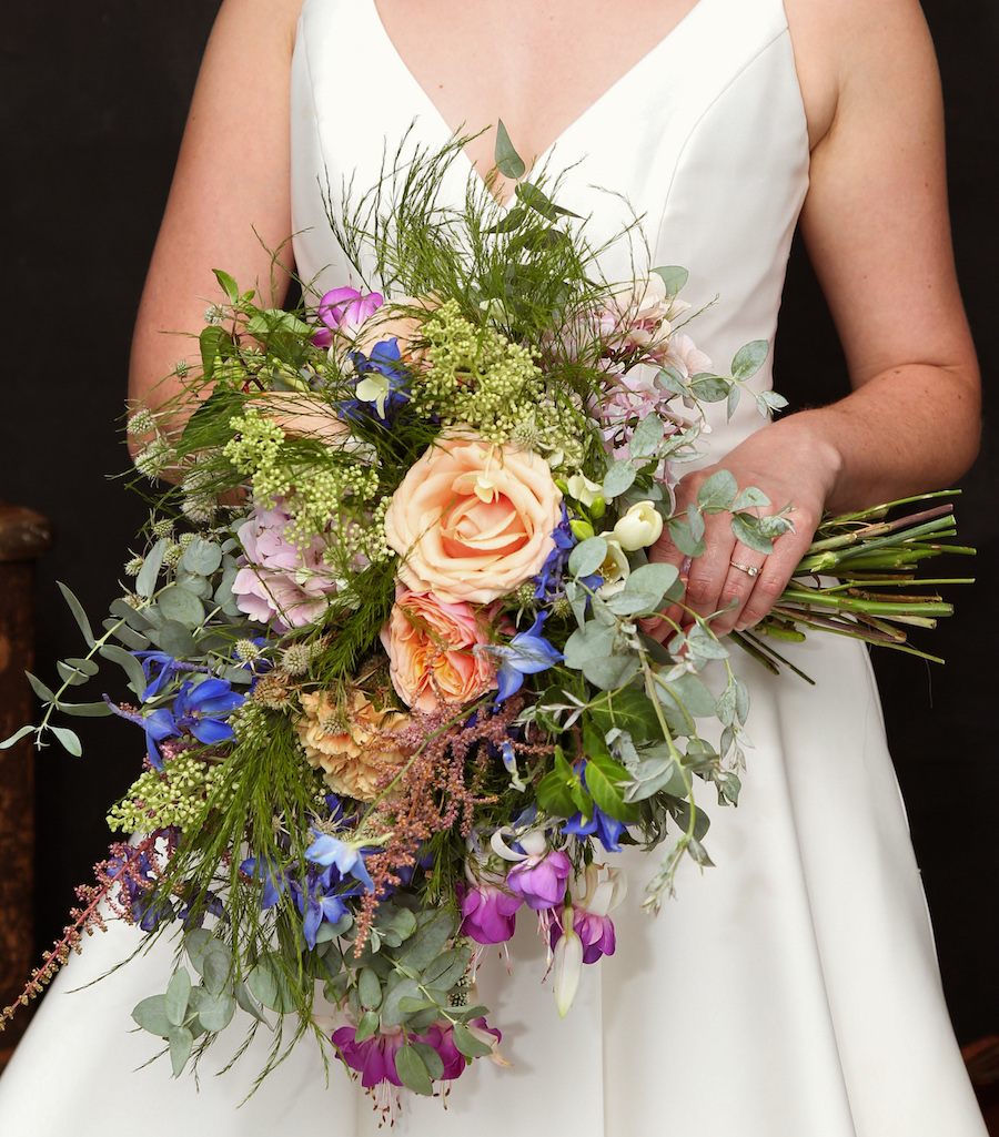 Country Bouquet captured by Lucy Furini Photography