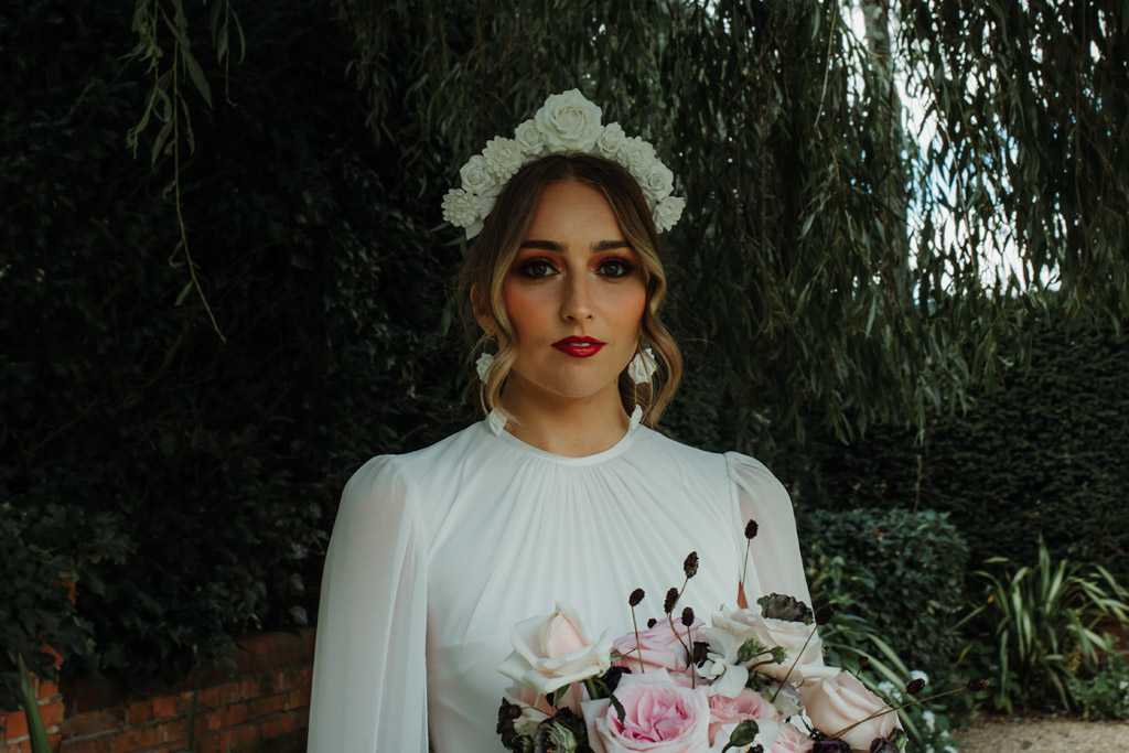 Contemporary Black & Pink wedding styling ideas at Bawtry Hall, image credit Esther Louise Triffitt Photography (24)