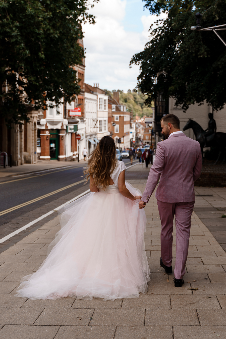 A loved-up Winchester city elopement - with adorable dogs! Photographer credit Katherine and her Camera (26)