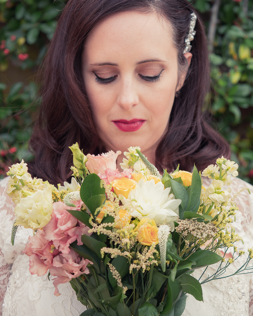 Traditional vintage styled wedding photoshoot at The Orangery Suite, photographer credit Dom Brenton Photography (49)