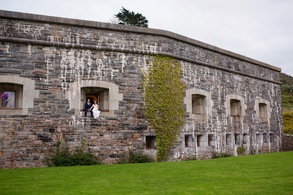 Polhawn fort wedding photography by Martin Dabek