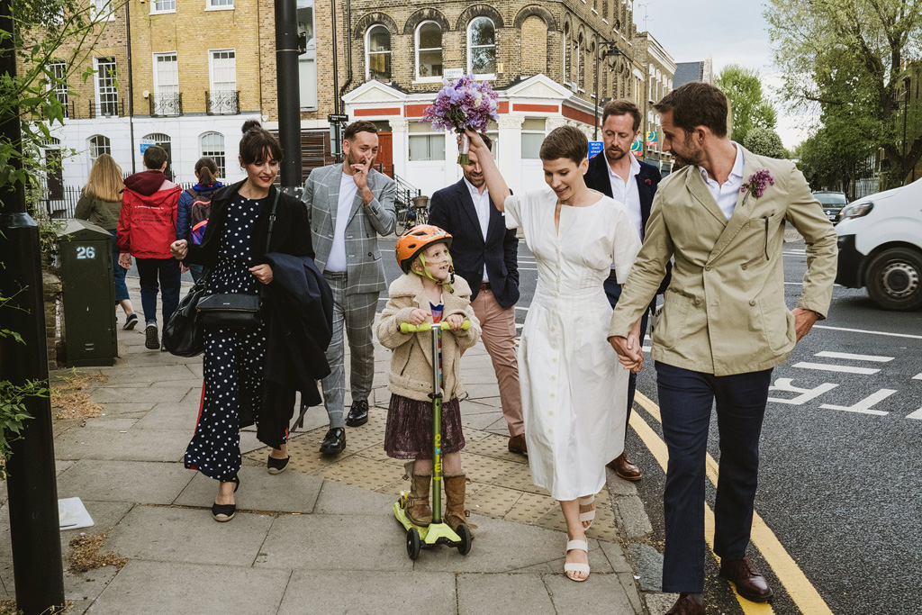 Phoebe & Jarrod’s beautifully simple Islington Town Hall wedding, with York Place Studios