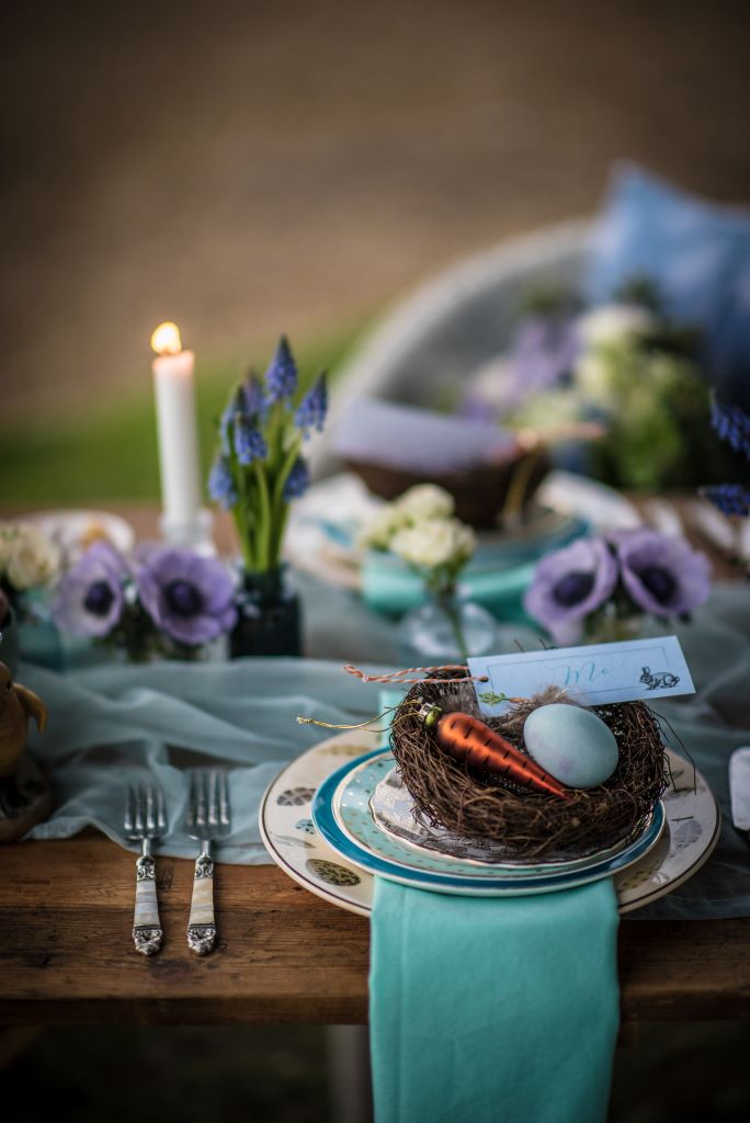 Easter wedding inspiration blog, image credit Fleur Challis Photography at E-Lope Kent