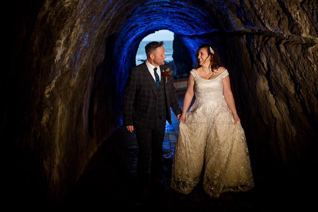 real wedding at Tunnels Beaches by Martin Dabek Photography Devon in 2020