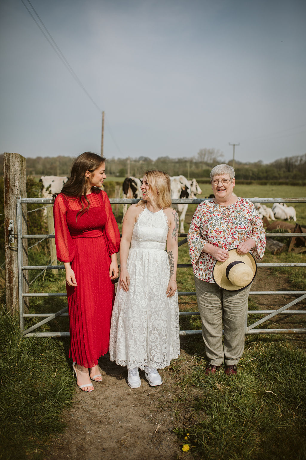 alternative farm micro wedding with Hannah Brooke Photography