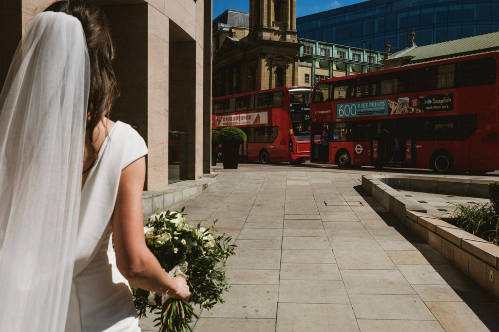 Intimate London micro wedding photography by York Place Studios