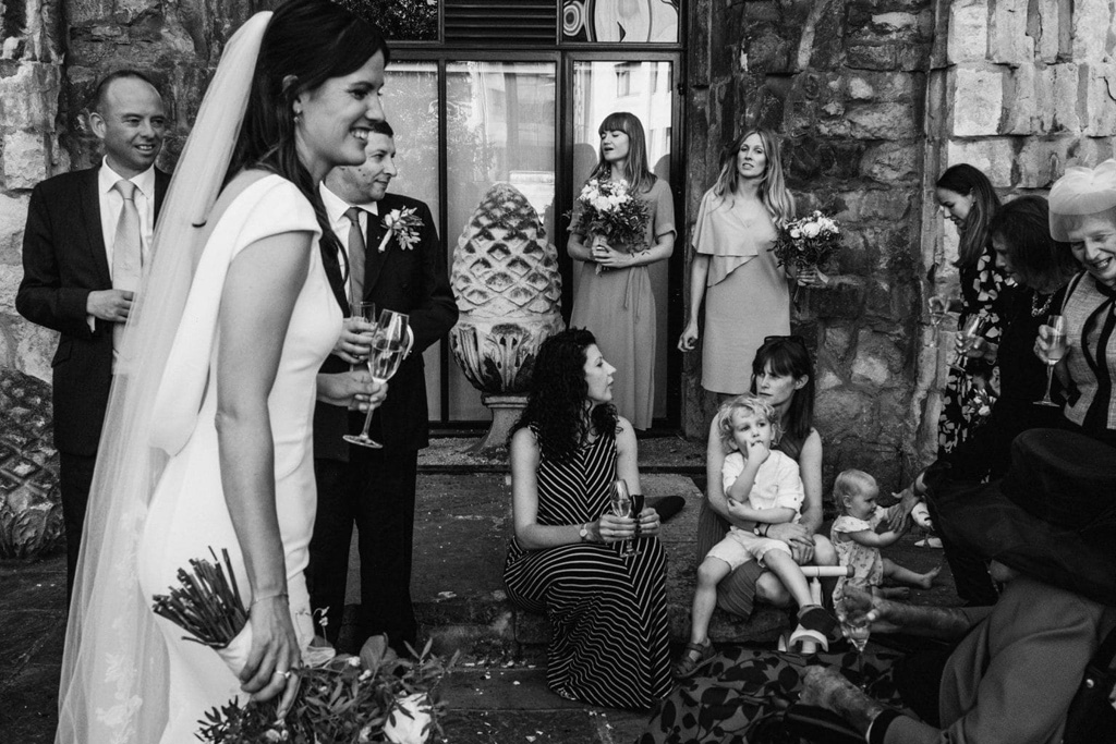 Intimate London micro wedding photography by York Place Studios