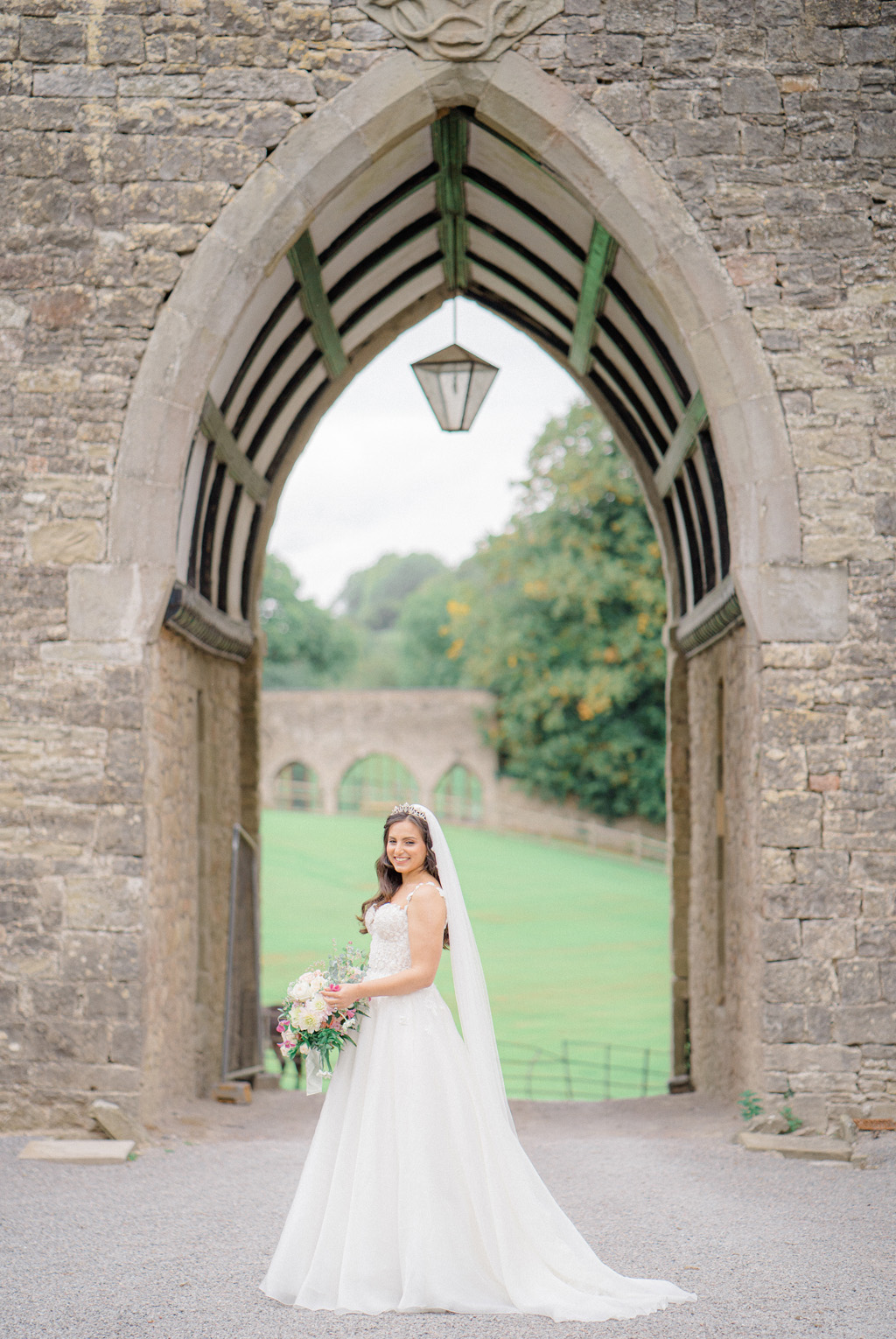 elegant and stylish modern classic wedding ideas from Clearwell Castle. Image credit Sara Cooper Photography