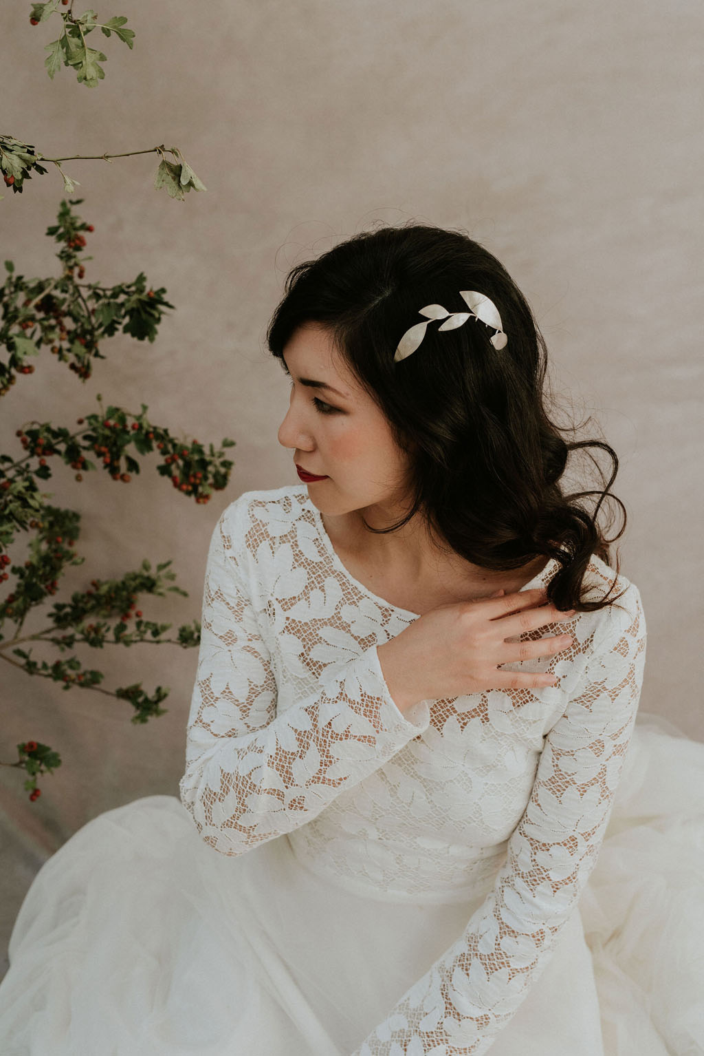 Luxury bridal hair accessories made in the UK by Clare Lloyd