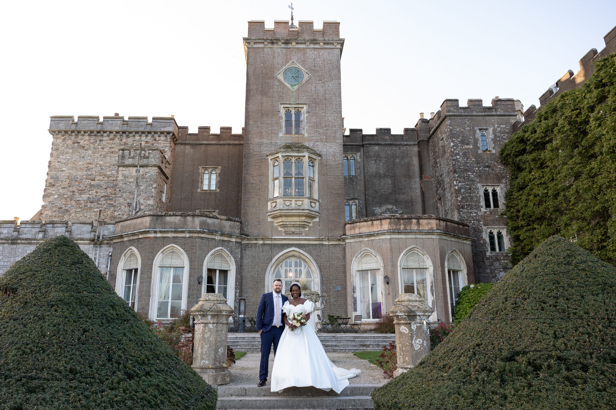 Powderham castle wedding photography by Evolve Devon wedding photographers