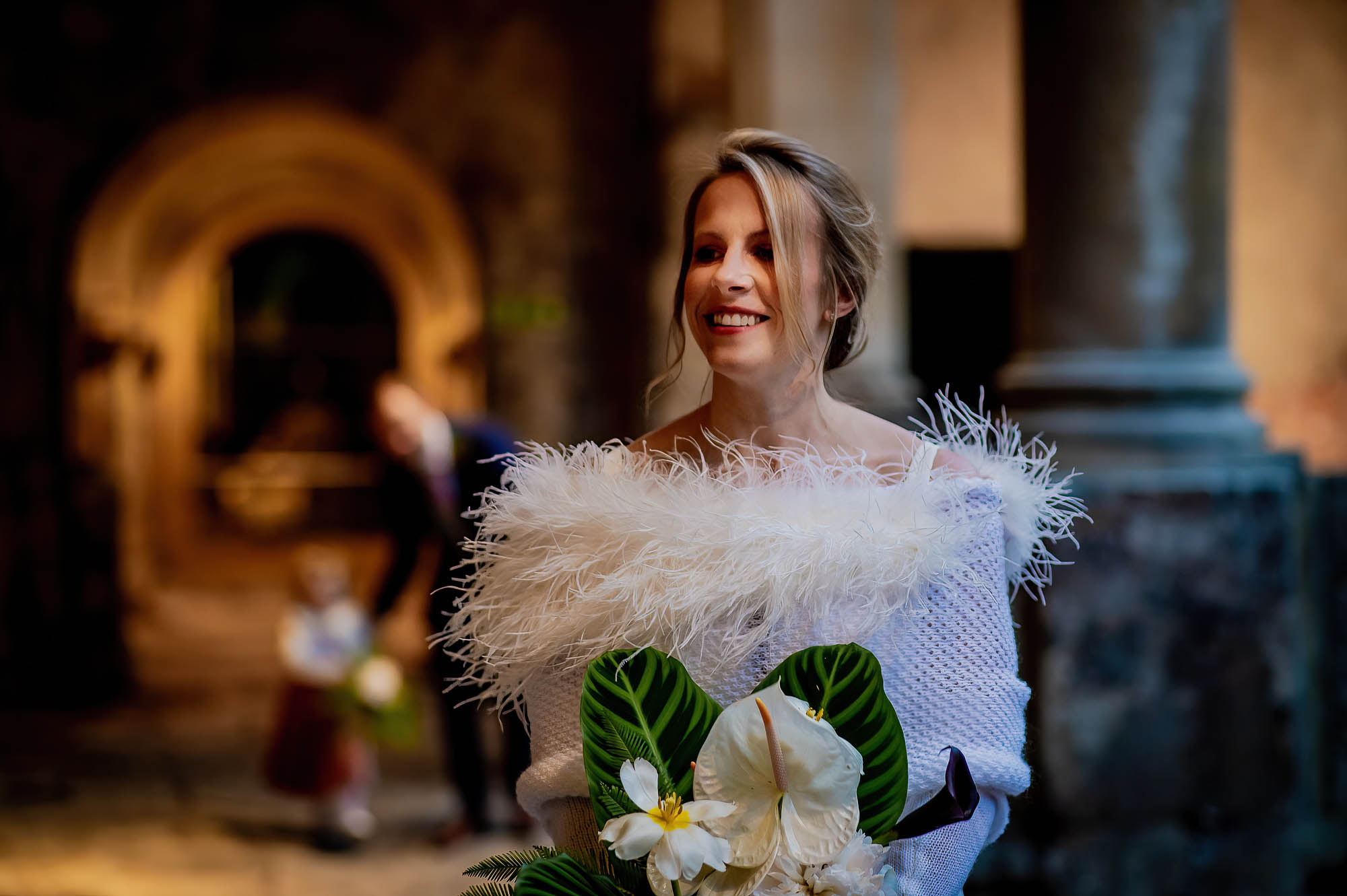 Sunrise wedding photography from the Roman baths in Bath, with Andy and Olivia captured by Damien Vickers Photography