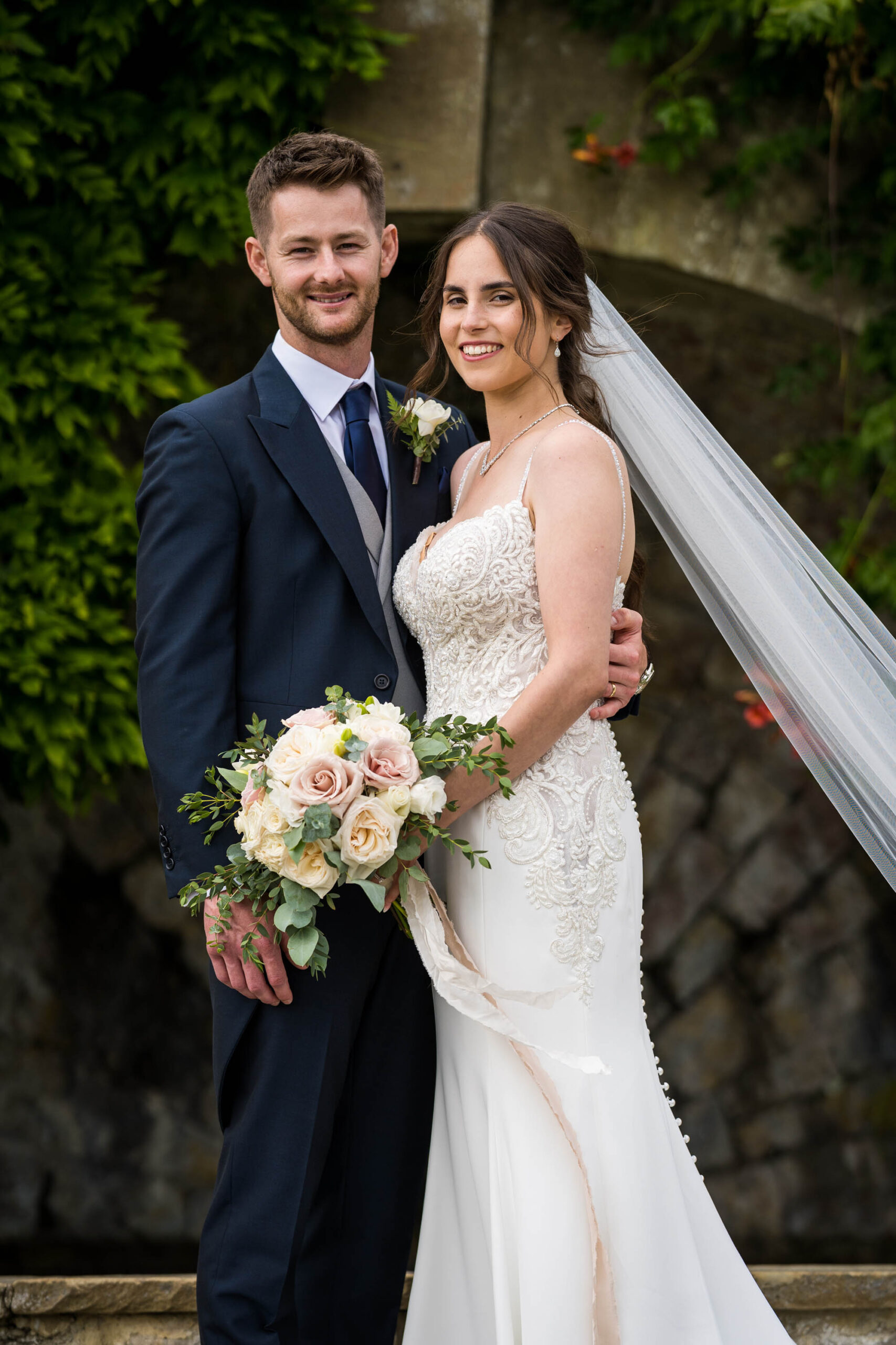 Eppie and Jamie's chic modern wedding was at Port Lympne and captured by Kent wedding photographer Benjamin Toms Photography