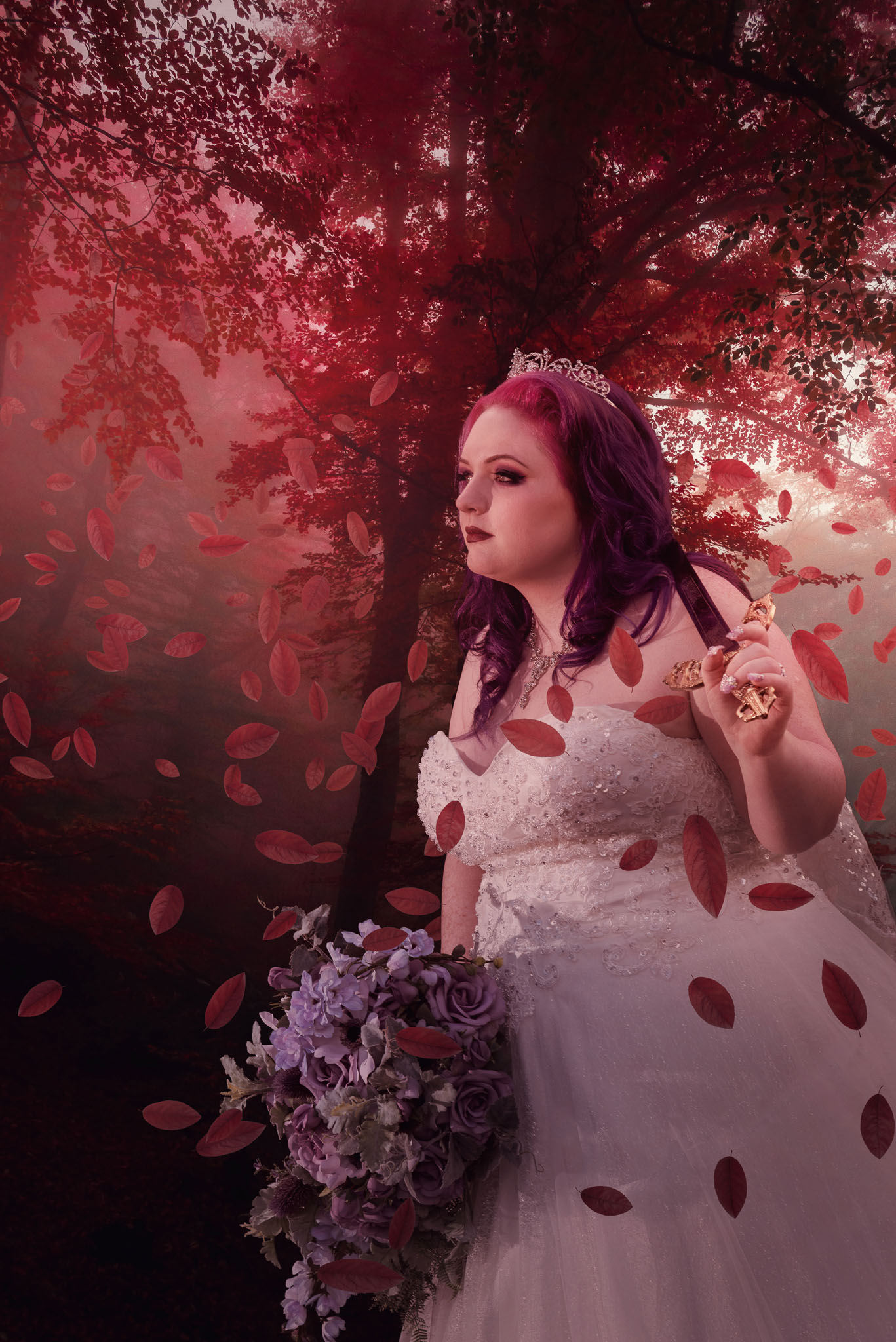 creative wedding art inspired by fantasy films AJT Images Warwickshire