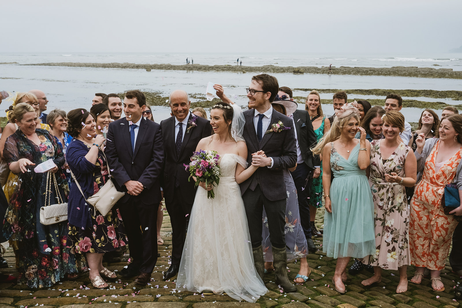 Natalie and Luke's happy and authentic Yorkshire wedding with York Place Studios who are London wedding photographers