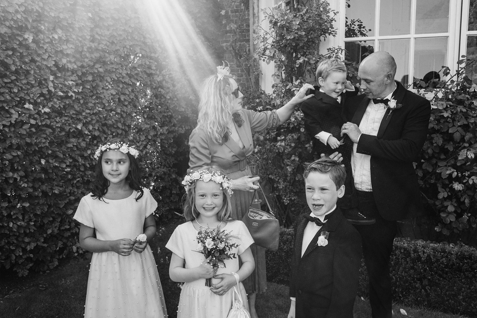 family friendly wedding photography at Goldsborough Hall by York Place Studios