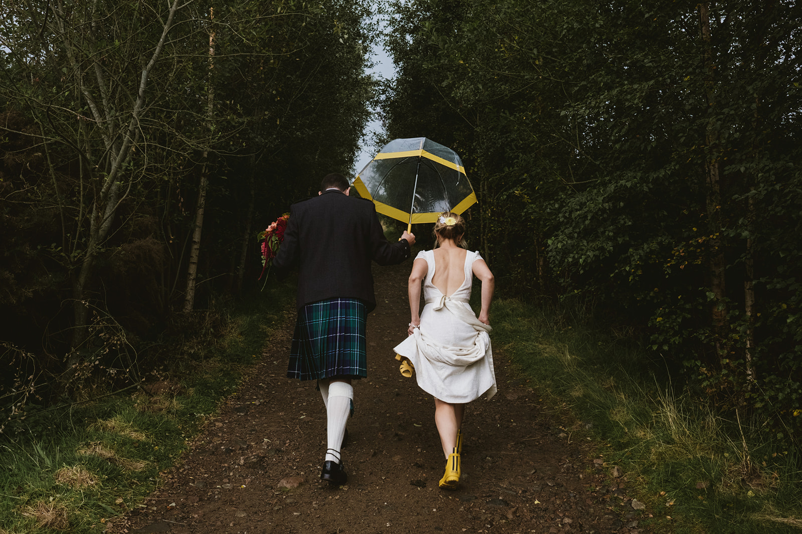 Documentary style wedding photos by York Place Studios