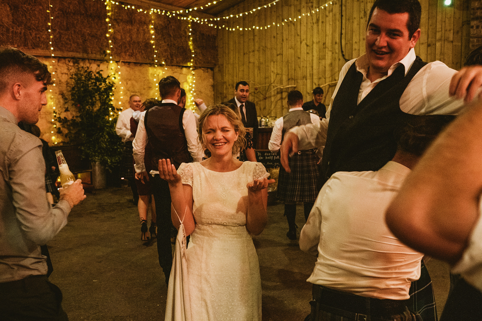Bex and Dave's relaxed and fun Scottish wedding with York Place Studios