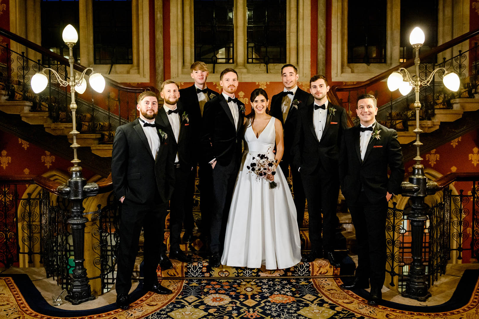 Candy and Sam's gothic inspired halloween wedding in London with Elegante by Michelle J and Pippa Mackenzie Photography