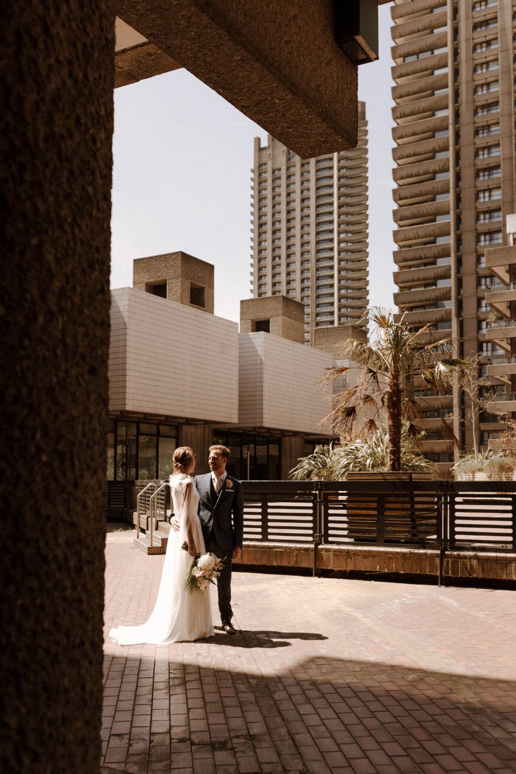 Wedding at The Barbican Centre. Photographer credit Joe from the Curries