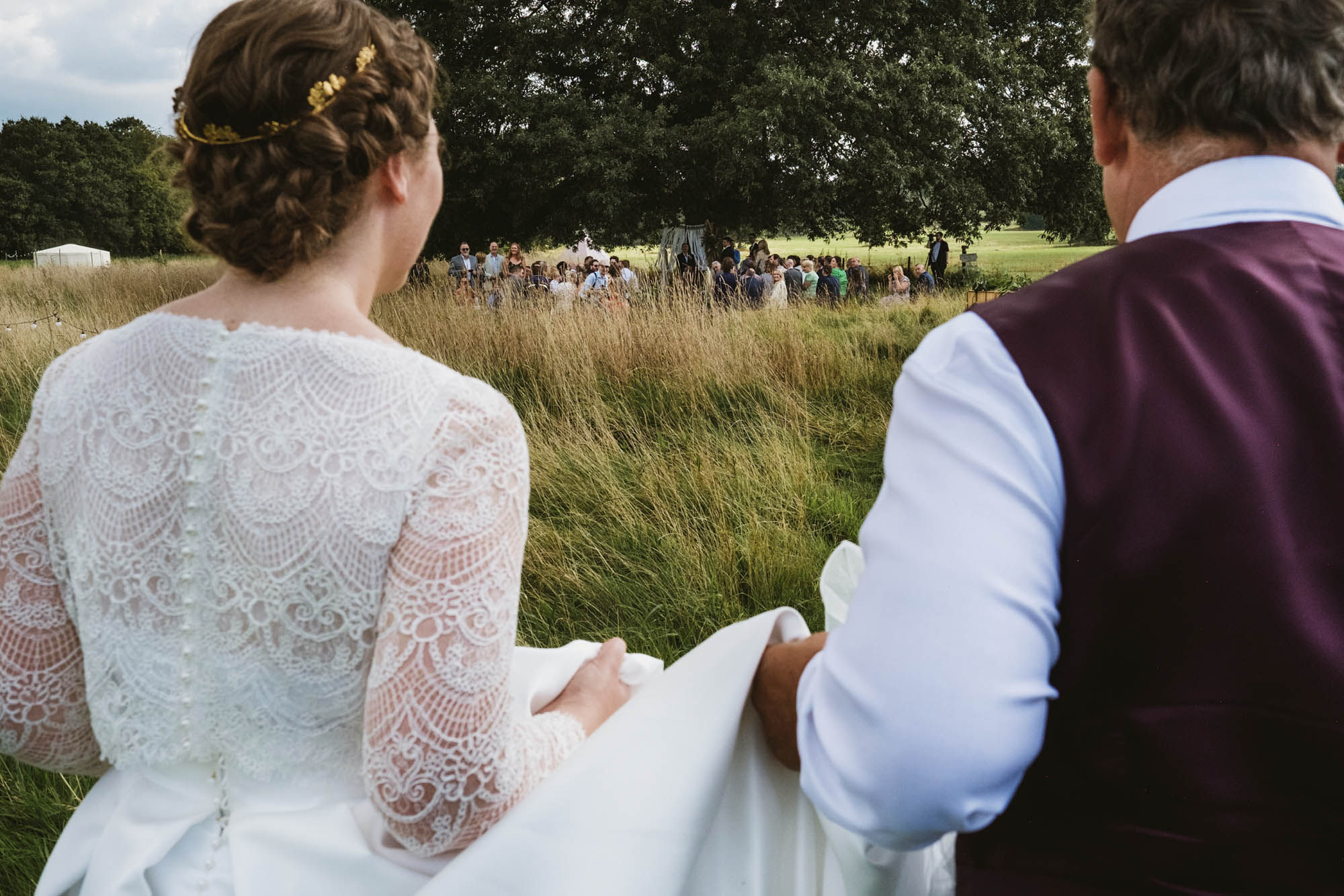 A favourite image from Sian & Sam's Hertfordshire wedding taken by top UK documentary wedding photographers York Place Studios