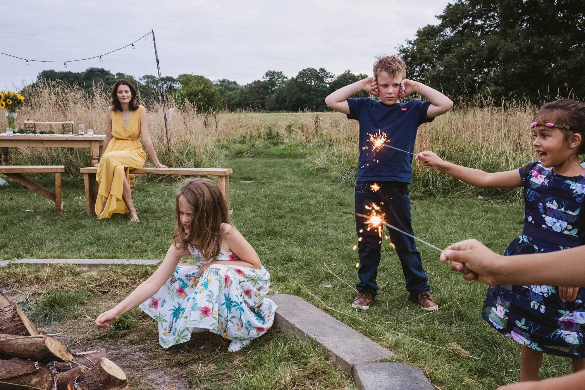 Wedding photography doesn't have to be boring! Sian & Sam's guests make an adventure out of their Hertfordshire glamping wedding! With York Place Studios Photography