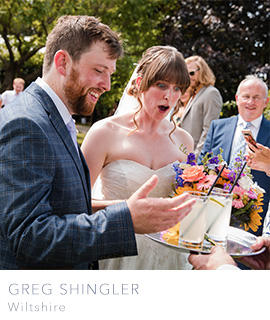 Wiltshire wedding photographer Greg Shingler