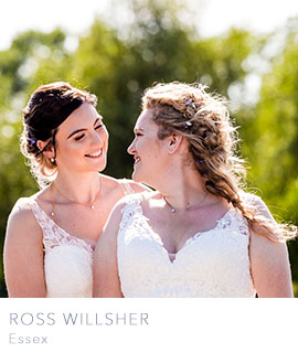 Inclusive wedding photographer in Essex Ross Willsher Photography 