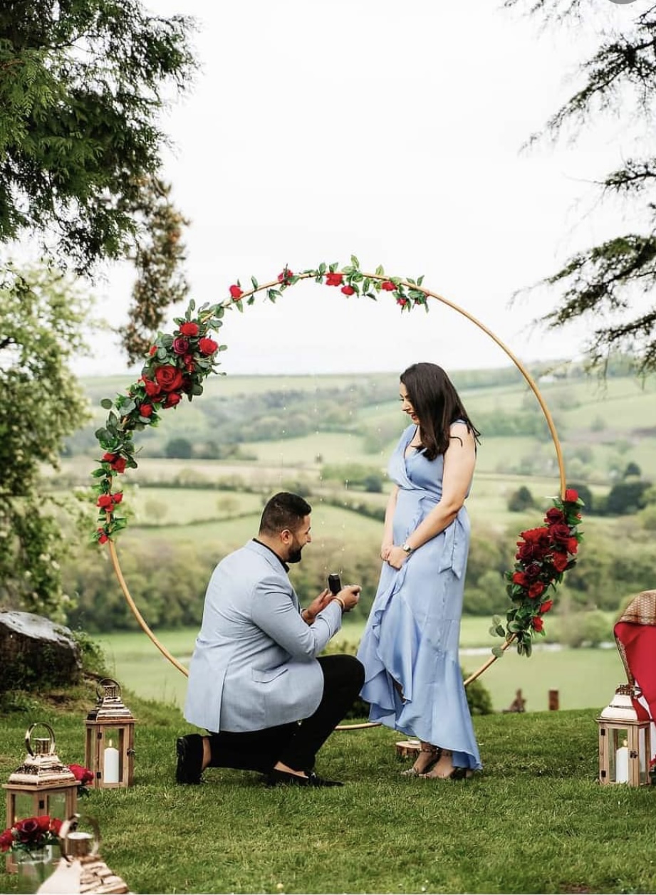 wedding styled image at Little Silver Weddings in Devon
