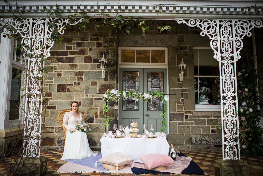 Little Silver Weddings outdoor space and styled photoshoot