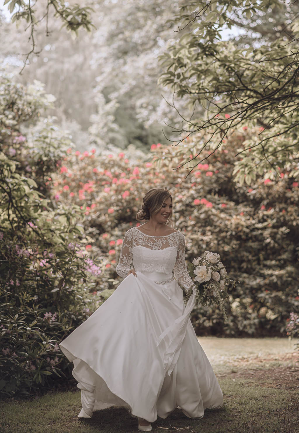 Bride photographed at Fillongley Hall by Kelly Hiscox Photography