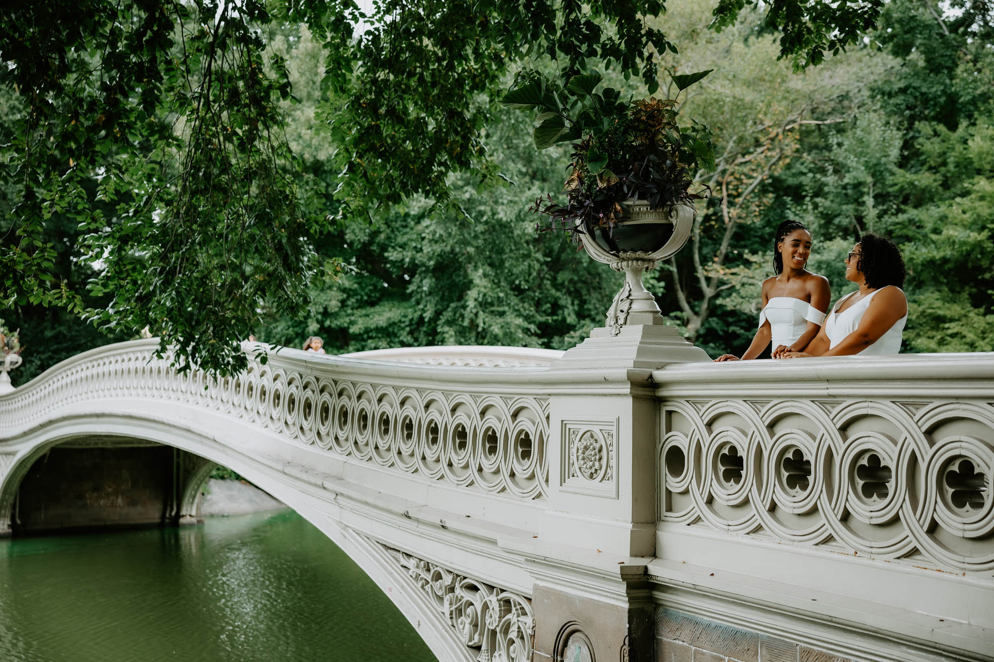 Two brides in Central Park by Florencia Saav Photography