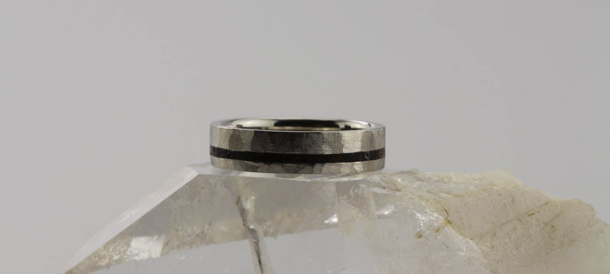 Recycled 950 Platinum Wedding Ring 