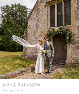 Anna Rainbow Hampshire wedding photographer