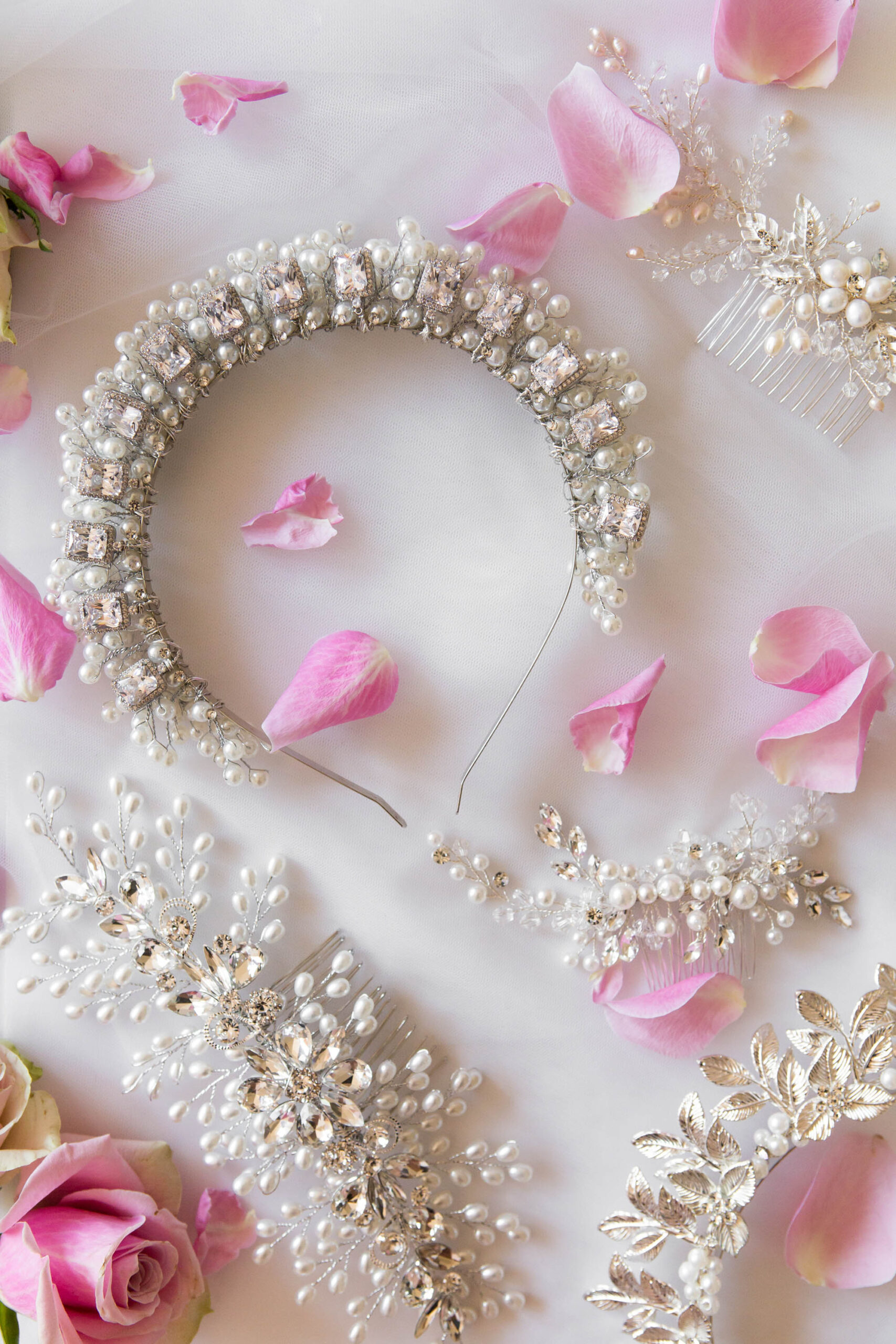 Bridal hair accessories by Emma Rose Jewellery UK