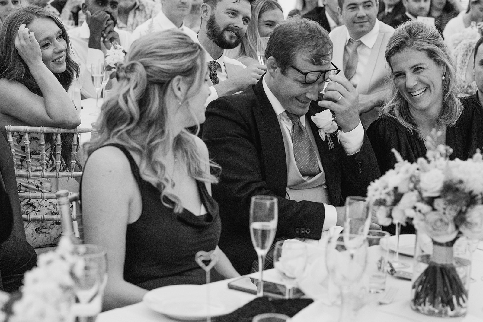candid natural photography at a riverside marquee wedding in Buckinghamshire by York Place Studios