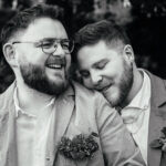 Taylor and Matt on their wedding day, by Simon Dewey Photography
