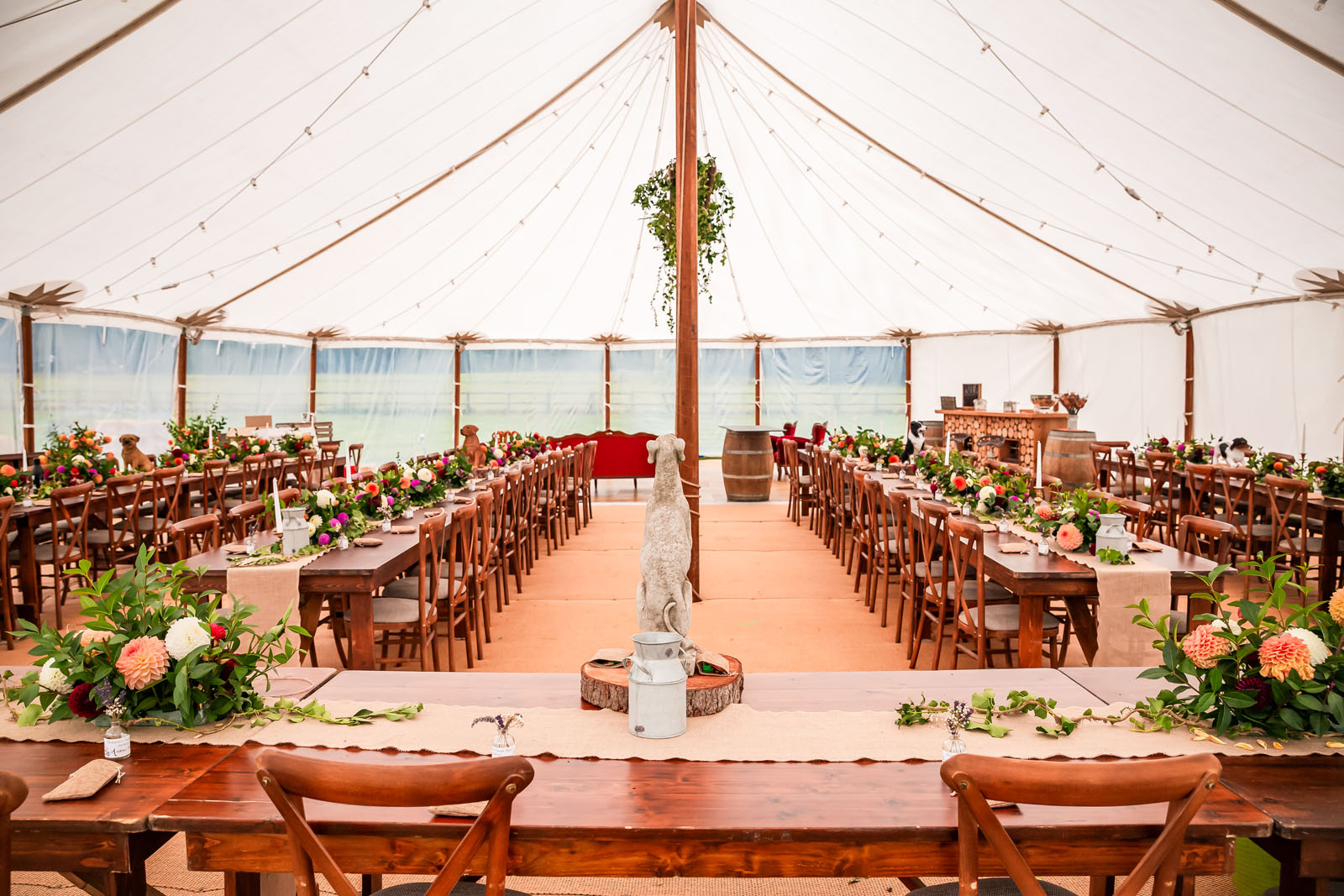 marquee wedding images by Anna Rainbow Photography in Hampshire