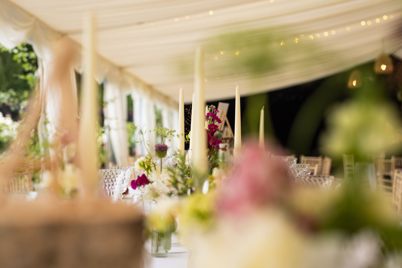 marquee wedding images by Anna Rainbow Photography in Hampshire