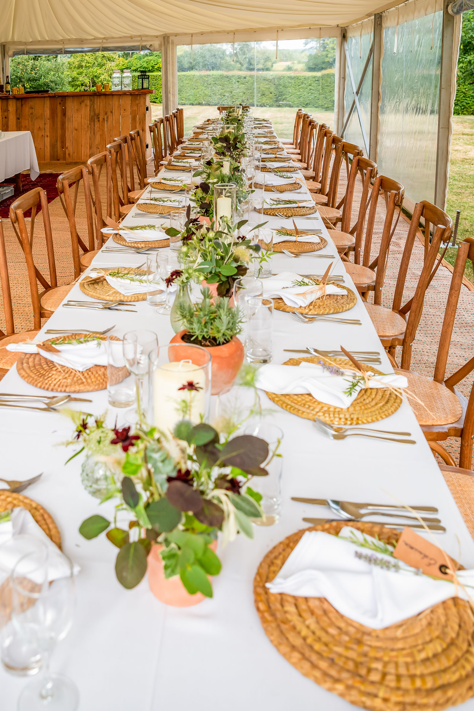marquee wedding images by Anna Rainbow Photography in Hampshire
