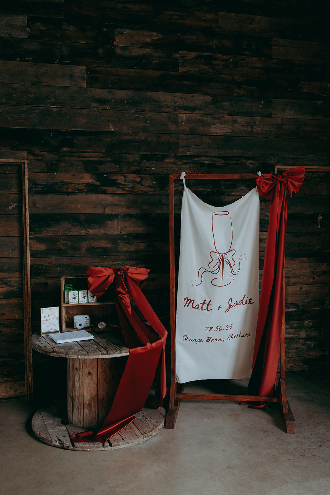 Grange Barn wedding with a F1 theme captured by Joss Denham Photography in Cheshire