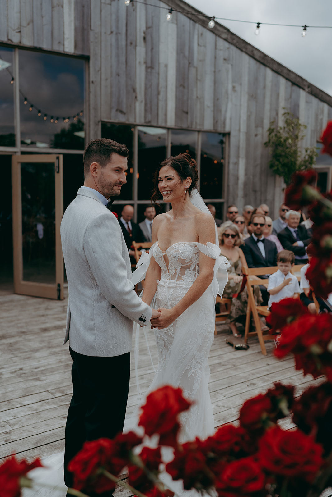 Grange Barn wedding with a F1 theme captured by Joss Denham Photography in Cheshire