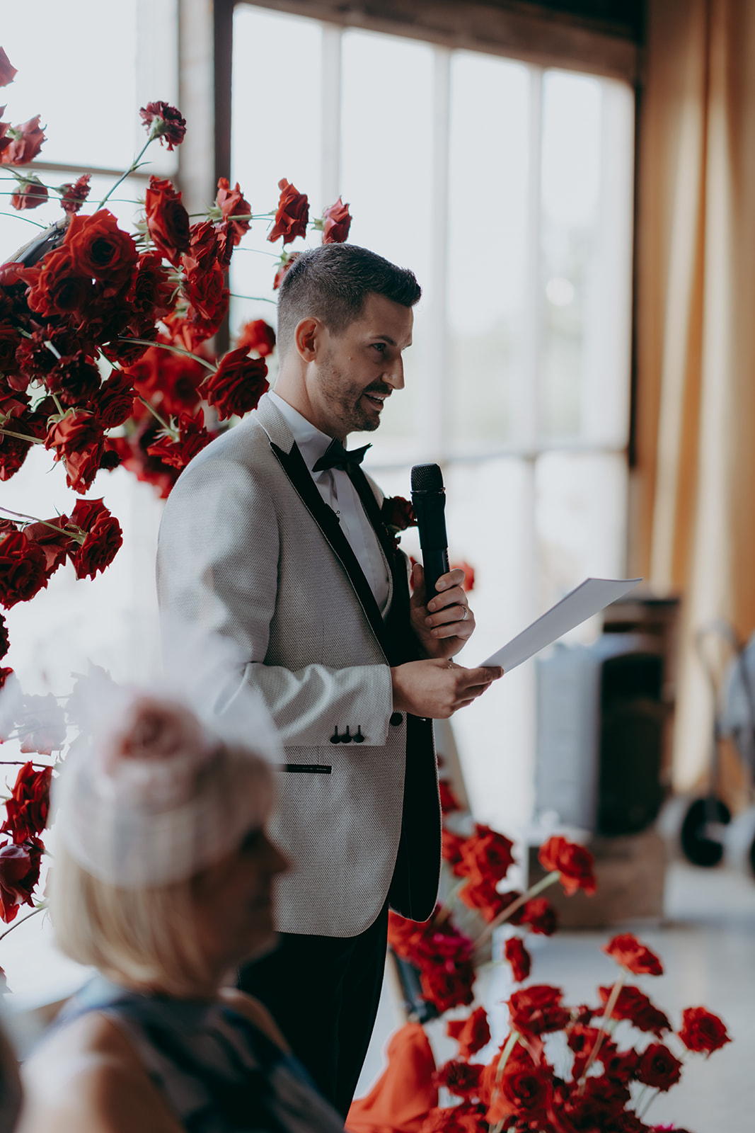 Grange Barn wedding with a F1 theme captured by Joss Denham Photography in Cheshire
