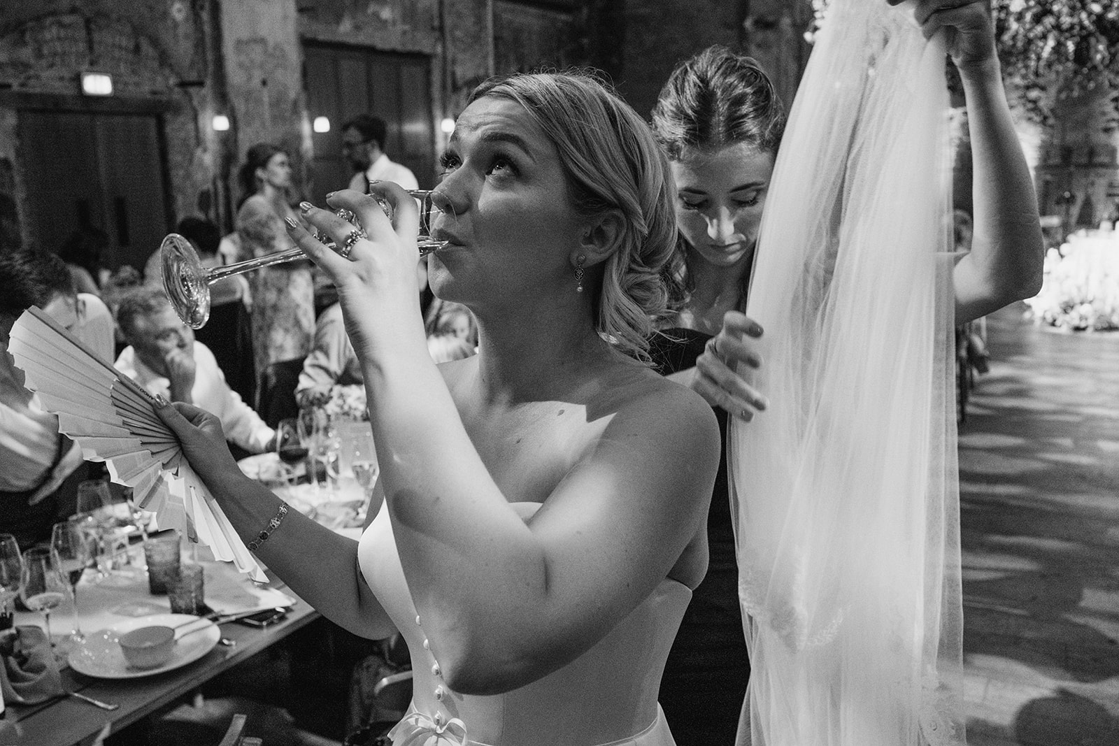 photos from a Battersea Arts Centre wedding with relaxed vibes in a documentary style with York Place Studios