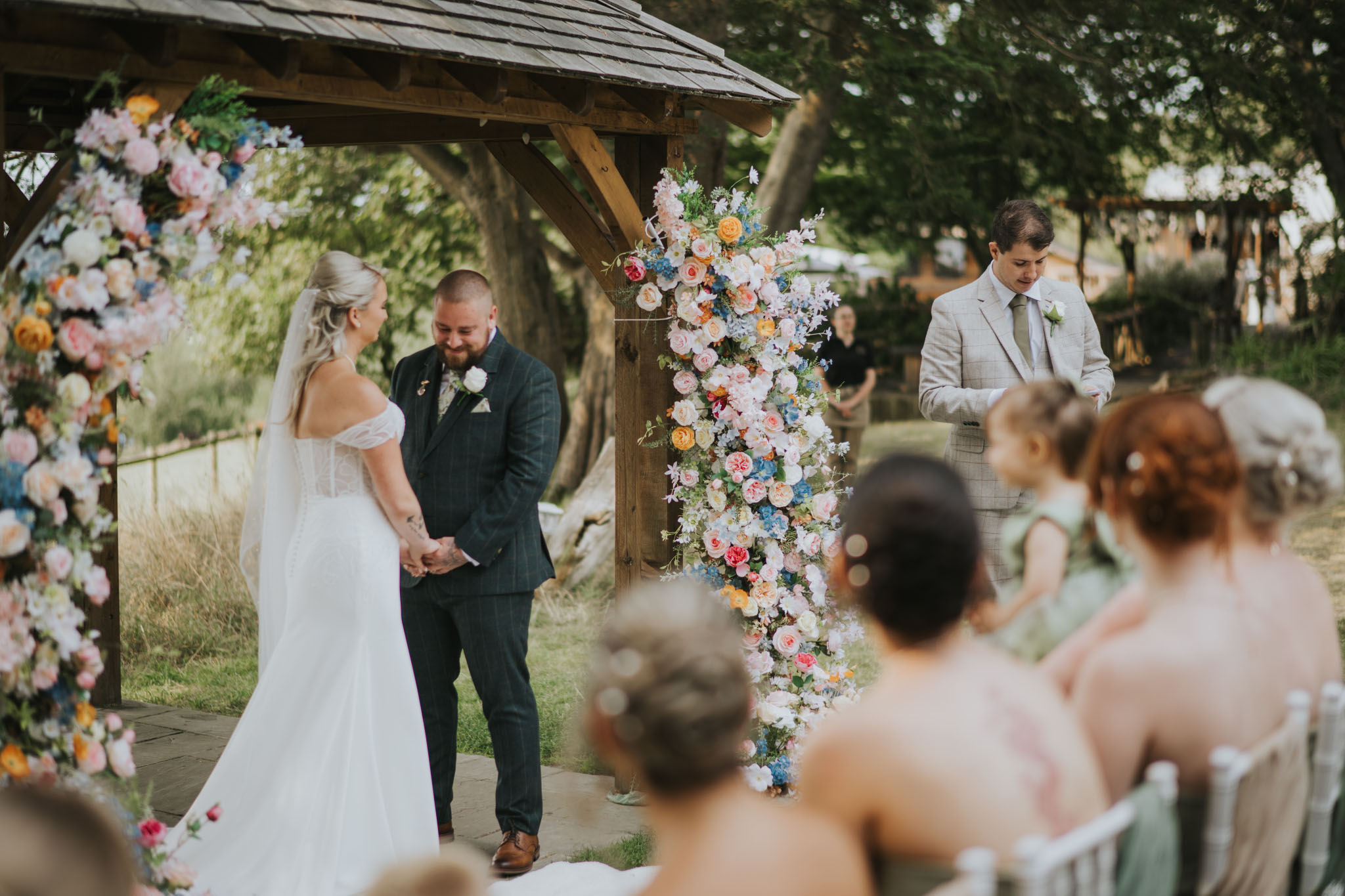 photo from Bobby and Victoria's wedding at Country Ways in Devon taken by Grace Elizabeth Photography