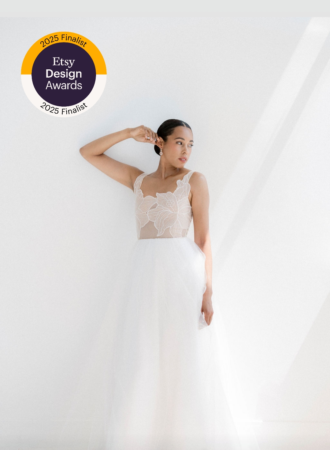 Etsy design awards 2025 bridal Faith Cauvain