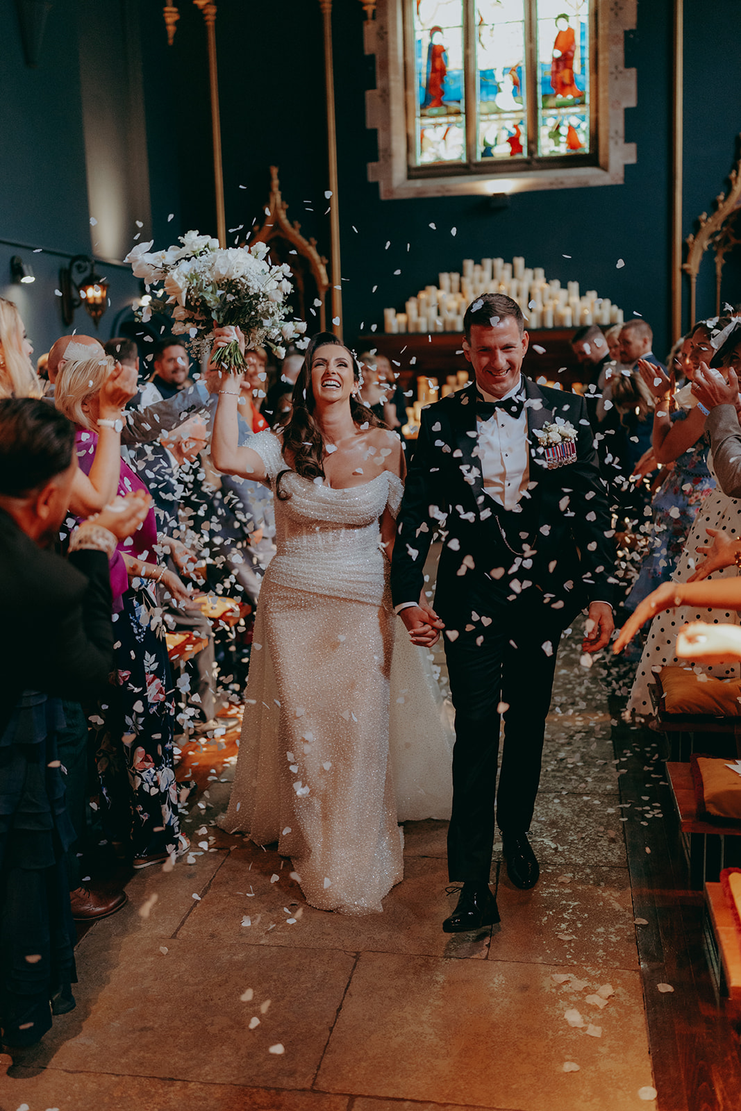 Official photographs from a lartington Hall black tie military wedding in 2025 by Joss Denham Photography