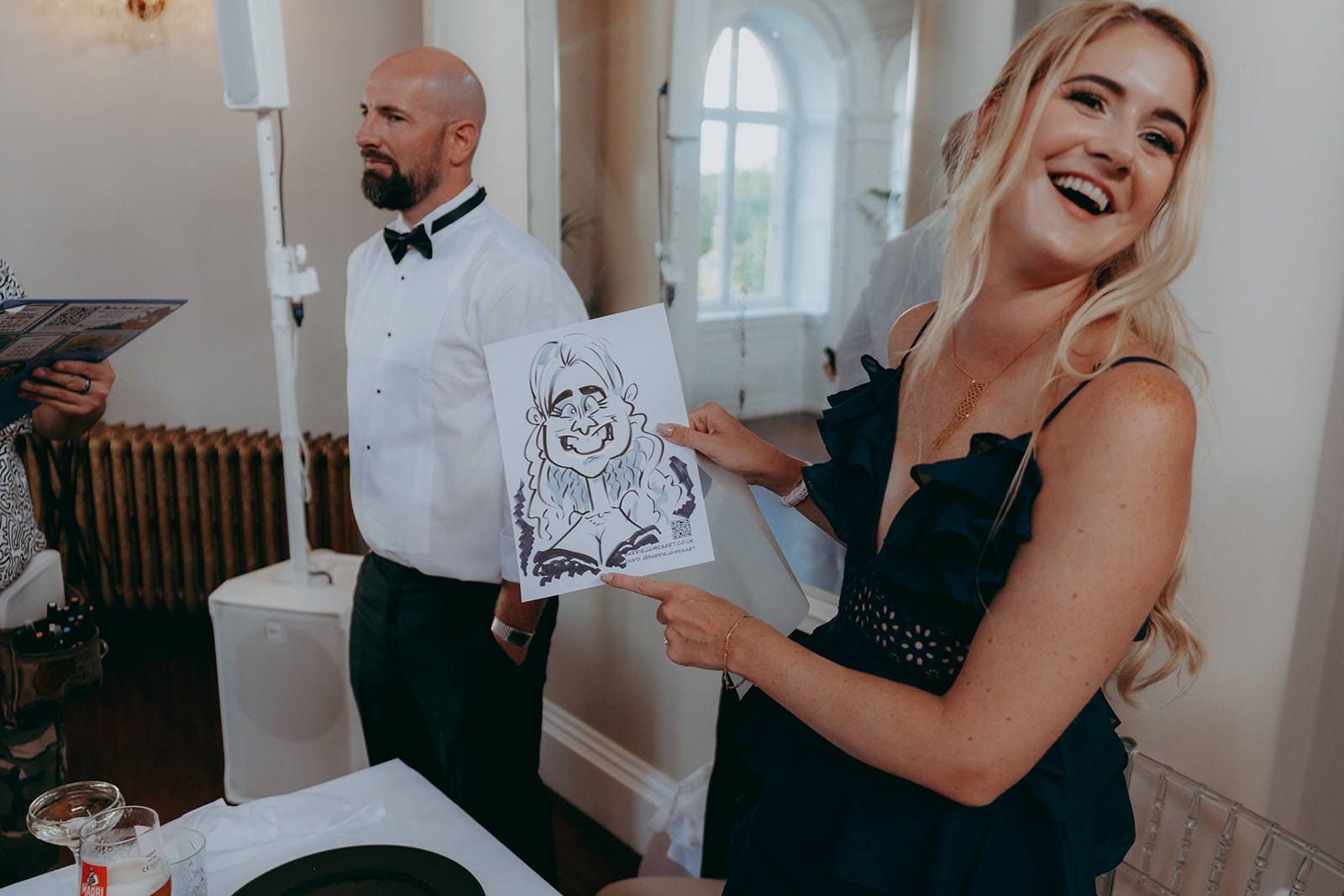 Official photographs from a lartington Hall black tie military wedding in 2025 by Joss Denham Photography