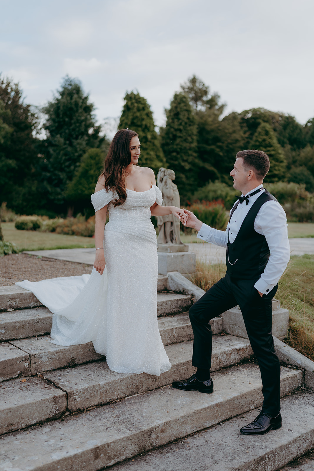 Official photographs from a lartington Hall black tie military wedding in 2025 by Joss Denham Photography